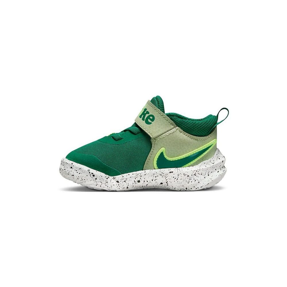 Nike Team Hustle D 10 Lil Baby/Toddler Shoes,Green 5 Toddler